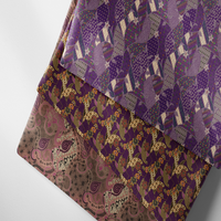 Tissu d'impression numérique 100% coton avec motifs abstraits motif de belles fleurs
