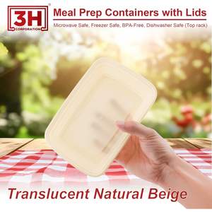 กล่องเตรียมอาหารแบบใช้ซ้ำได้ [150 ชิ้น, 16 ออนซ์] กล่องใส่อาหารแบบพกพาพร้อมฝาปิด - ปลอดสาร BPA, ใช้กับไมโครเวฟ/เครื่องล้างจาน/ช่องแช่แข็งได้ - Product Image 4