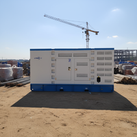 Générateur de 400 KVA de haute qualité, triphasé, silencieux, démarrage automatique, démarrage à distance, ATS alimenté par un moteur SDEC Baudouin, prix d'usine