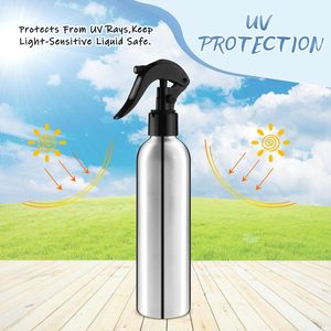 Bouteilles d'eau en aluminium personnalisables en gros, sérigraphiées, pour huiles essentielles et parfums, 30ml-500ml, avec bouchon à vis/pulvérisateur - Product Image 3