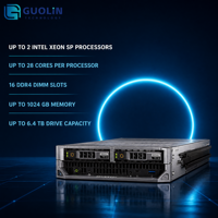 Serveur Blade Dell PowerEdge M640 d'occasion, double processeur Xeon Scalable, DDR4 ECC, IDRAC9, calcul haute densité pour centre de données HPC