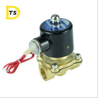 Électrovanne en laiton normalement ouverte/fermée électrovanne en laiton NC pas de filetage BSP NPT en stock électrovanne en laiton à 2 voies