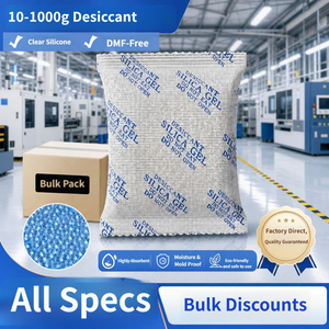 Sachets de gel de silice 5G de qualité alimentaire, absorbeurs d'humidité pour le stockage de filaments 3D et composants électroniques – Prix abordable - Product Image 5