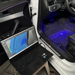 Ensemble complet de tapis de voiture personnalisés pour l'hiver, tapis de sol 3D en TPE toutes saisons pour <span class=keywords><strong>Hyundai</strong></span> Grandeur Tucson Creta - Product Image 4