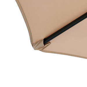 Parasol commercial robuste à double tête 4,6 x 2,7 m avec manivelle, cadre en acier étanche, pliable pour cour, hôtel, café - Product Image 6