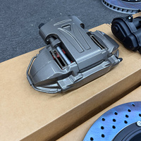 Kit d'étriers de frein avant 6 pistons et arrière EPB 4 pistons avec disques de frein perforés en carbone haute performance pour la modification et l'amélioration des L460 L494
