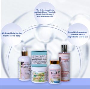 Kit de Crème Corporelle Éclaircissante et Unifiante <span class=keywords><strong>pour</strong></span> Peaux Noires avec Logo Personnalisé - Product Image 6