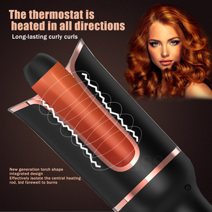 Rizador de Pelo Automático Giratorio de Cerámica con Calentamiento Rápido y Pantalla de Temperatura - Product Image 5