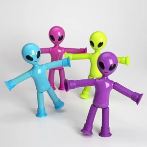 Juguete de Plástico Novedoso para Aliviar el Estrés, Figura de León y Jirafa, Tubo Telescópico Extensible, Educativo y Antiestrés - Product Image 4