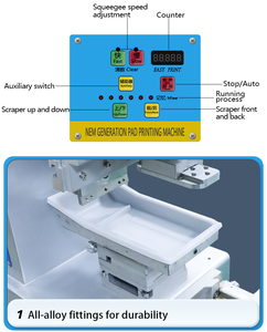 Machine de tampographie semi-automatique haute précision, impression <span class=keywords><strong>tampon</strong></span> monocouche pour la décoration de logos, vêtements, textiles, jouets - Product Image 3