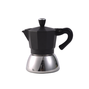 Cafetera Italiana Portátil de 3 Tazas, Cafetera Moka de Aluminio, Cafetera de Metal, Cafetera Mocha de Inducción para el Hogar, la Oficina y Negocios - Product Image 1