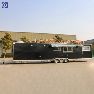 CAMPTRL Grande Cuisine Mobile Remorque Alimentaire Camion de Restauration Mobile avec Cuisine Complète Pizza Café Bonbons Chips Remorque de Traiteur - Product Image 3