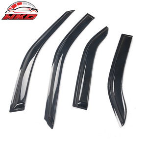 Viseras para ventanas de Mitsubishi Mirage Sedan 97-01, deflectores de sol y lluvia, 4 piezas. - Product Image 4