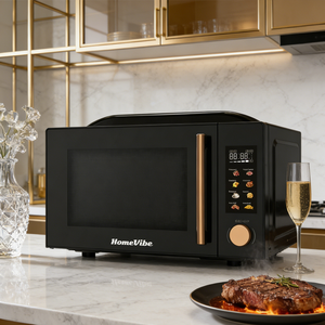 Four à micro-ondes 2026 avec friteuse à air 3-en-1 multifonctionnel intelligent numérique pour usage domestique - Product Image 1