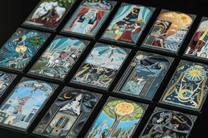 Baraja de <span class=keywords><strong>Tarot</strong></span> Espejo Roto Quinta Edición Versión Simplificada, Estilo Vidriera Pintada. - Product Image 3