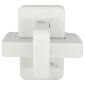 Scultura a Nodi Intrecciati in Marmo Moderno, Oggetto Decorativo per Casa, Ufficio, Bagno, Soggiorno - Product Image 1