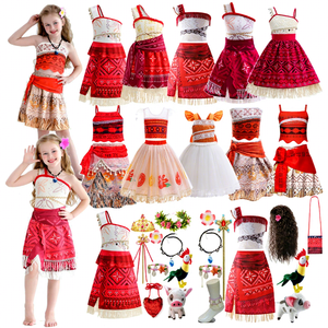 Robe <span class=keywords><strong>Moana</strong></span> Multi Style pour filles Princesse Fête <span class=keywords><strong>Moana</strong></span> Dress up Kids Cosplay Halloween Ocean Adventure <span class=keywords><strong>Moana</strong></span> 2 TV & Movie Costume - Product Image 1