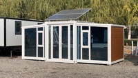 TSD 20 40 pieds conteneur 3 plans de maison de chambre à coucher 20 40ft maison conteneur extensible
