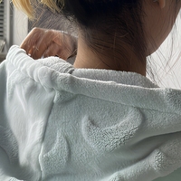 Peignoirs unisexes à capuche moelleux de haute qualité, à manches longues et taille élastique, en flanelle épaisse et chaude, teints en pièce, 100%