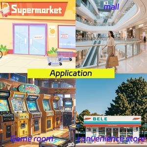 ماكينة مخلب الألعاب بتصميم لطيف، سعر تنافسي، ماكينة ألعاب أركيد صغيرة لـ 4 لاعبين، لالتقاط الجوائز - Product Image 6