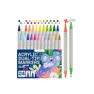 โรงงานเคล็ดลับคู่ล้างทําความสะอาดได้ Bingo Dot Marker เด็ก DIY Dab วาดปลอดสารพิษ Dot สี 6 8 12 สีศิลปะและหัตถกรรมชุดสําหรับเด็ก