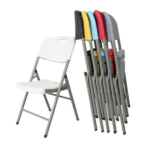 Camp Foldable Plastic Chairs Outdoor Folding Chair And Table