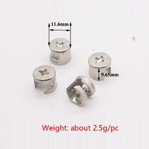 <span class=keywords><strong>Kit</strong></span> 3-en-1 pour accessoires de mobilier de <span class=keywords><strong>cuisine</strong></span> Minifix, came excentrique 12*10mm, <span class=keywords><strong>fixation</strong></span> mini-fix pour panneau de 16/18mm, bleu - Product Image 6