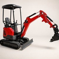 China Nieuwe 2,0 Ton Mini Graafmachine, Mini Rupsgraafmachine, Aardverzetmachines, Mini Graafmachine Te Koop