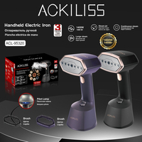 ACKILISS ACL-95320 Défroisseur Vapeur Portable 1400W 270ml pour l'Entretien des Vêtements à Domicile