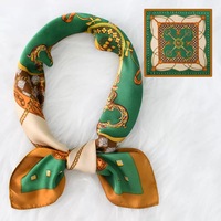 Foulards carrés en mousseline de soie haut de gamme pour mariage, vente chaude, personnalisés en satin de soie, cadeaux de fête nuptiale en gros, foulards carrés tendance