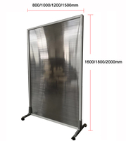 Paravent de bureau démontable, panneau en plexiglas, utilisation hôtelière, séparateur de pièce mobile en acrylique, mur