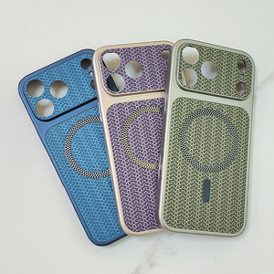 <strong>Y</strong>-shaped Adhesive Magnetic Suction Slim Leather for <strong>iPhone</strong> 17 Pro Max 18 16 15 14 Plus with Support Wireless Charging - Product Image 1