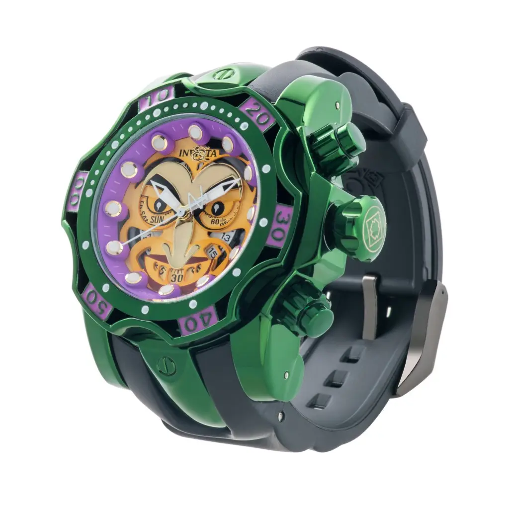 2024 INV * C * reloj mode vente chaude surdimensionné cadran de clown multifonctionnel montre à quartz pour hommes