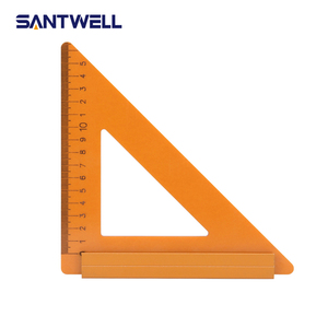 Règle d'angle carrée en bakélite de qualité industrielle pour le travail du bois, 90 degrés, avec base en aluminium massif de 20 mm pour machinistes et charpentiers - Product Image 1