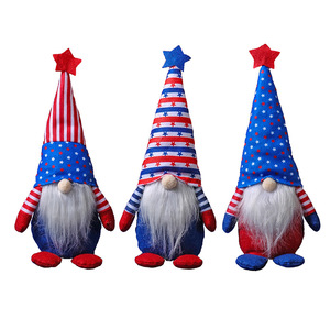 Muñeco de Peluche de Papá Noel Americano sin Rostro, Enano Sentado, Figura de Anciano, Poliéster, 31cm, Venta al por Mayor de Fábrica - Product Image 1