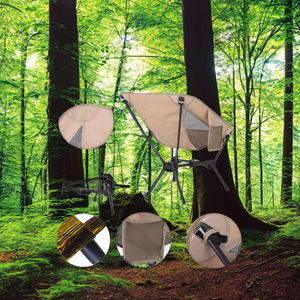 Silla de pesca plegable de aluminio ultraligera para exteriores, conveniente para acampar, parque de playa, diseño moderno, nueva luna triangular caliente - Product Image 4