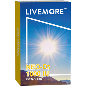Vitamine D3 1000 UI Comprimé 150 Comprimés Cholecalciférol Quotidien Pour Adultes Végétariens Bien-être Osseux - Product Image 1