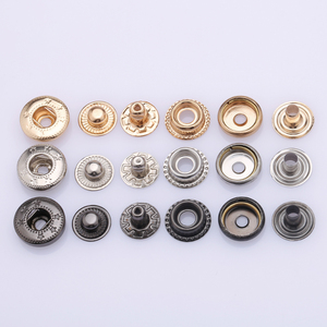 Bán Hàng Nóng 4 Phần Kim Loại <span class=keywords><strong>Snap</strong></span> Nút Kit Brass <span class=keywords><strong>Snap</strong></span> Báo Chí Vòng Nút Cho Quần Áo - Product Image 2