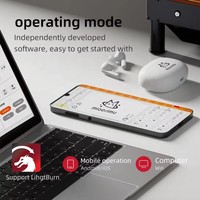 Graveur laser DAJA D5 Pro, découpeuse laser de bureau entièrement automatique pour bois, cuir, acrylique, carton