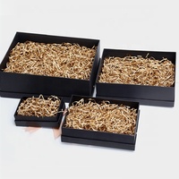 Papier de soie déchiqueté froissé et découpé bon marché boîte-cadeau papier d'emballage classeur métallique Orange noir rose brun emballage papier déchiqueté