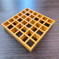 Plancher en panneaux à lattes en fibre de verre pour cage à pigeons FRP, maille mini 19x19mm, pour plancher de loft, OEM