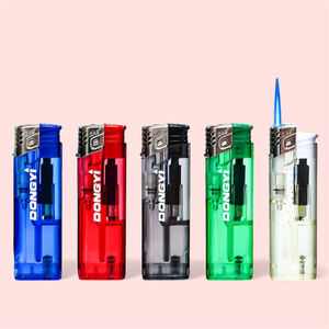 Briquet électronique au design classique, coupe-vent, avec cigarettes électroniques pour cadeaux ou camping, fabriqué en plastique durable - Product Image 1