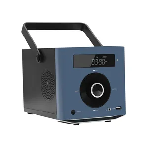 FM radio portable cd player with speaker
