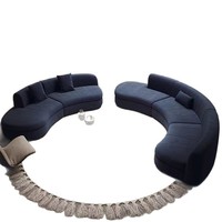 Canapé sectionnel convertible en velours de style européen, français et nordique pour salon, avec housse amovible et lavable, rembourrage en éponge