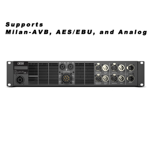 <span class=keywords><strong>LA12X</strong></span> 4-Kanal Verstärkter Controller mit DSP Unterstützt Milan-AVB, AES/EBU und Analog - Product Image 3