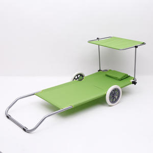 Jardín apilable personalizado plegable piscina parasol Silla de playa con dosel - Product Image 4