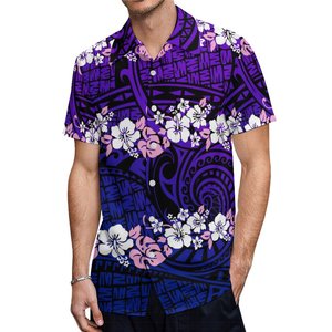 Custom Logo Pacific Island Art Design Aloha <strong>Men</strong> <strong>Shirts</strong> Hawaiian Style Big Size Polynesian Summer <strong>Short</strong> <strong>Sleeve</strong> <strong>Men's</strong> Casual <strong>Shirt</strong> - Product Image 5