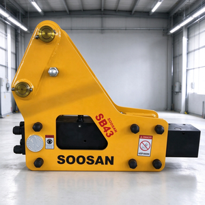 หัวเจาะหินไฮดรอลิกแบบติดข้าง SOOSAN SB43 รุ่นมาตรฐาน รับประกัน 1 ปี สำหรับงานรื้อถอนหินด้วยรถขุด - Product Image 1