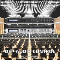 Prosesor Audio DSP Digital 4 Input 8 Output tipe pasif yang dikendalikan perangkat lunak
