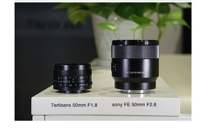 ช่างฝีมือ7คนเลนส์ขนาด50มม. F1.8สำหรับ Canon เมาท์ E-Mount Fuji FX จำนวนโฟกัสด้วยมืออุปกรณ์กล้องถ่ายภาพบุคคลขนาดใหญ่รูรับแสง - Product Image 3